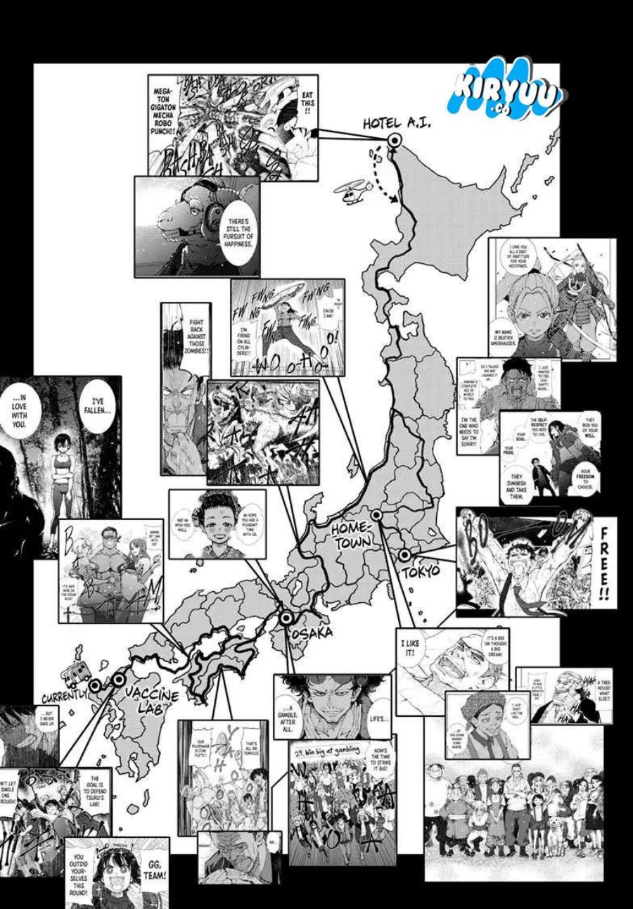 Zombie 100 ~Zombie ni Naru Made ni Shitai 100 no Koto~ chapter 54